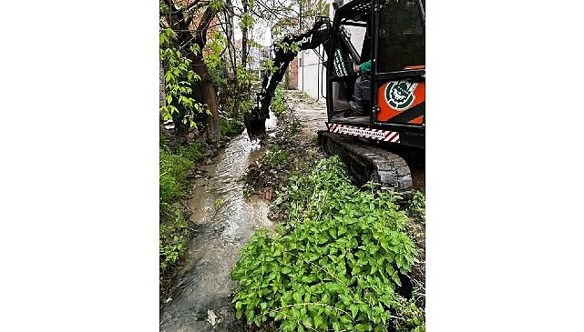 Cerrah’ta 5 Km’lik Sulama Kanalı Temizlendi