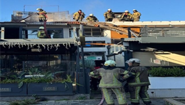 İzmir’de itfaiyenin hızlı müdahalesi faciayı önledi