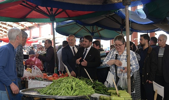 Başkan Çırpanoğlu’ndan Salı Pazarına Ziyaret