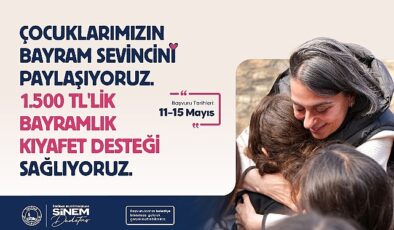 Üsküdar Belediyesi’nden Çocukların Bayram Sevincine 1500 Liralık Kıyafet Desteği