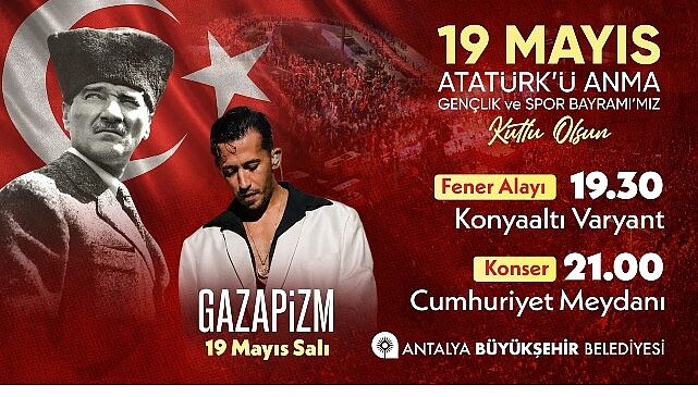 19 Mayıs Antalya’da dolu dolu kutlanacak