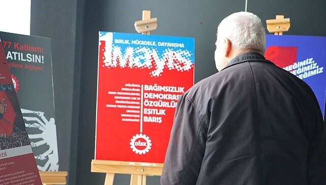Maltepe’de 1 Mayıs Afişleri Sergisi