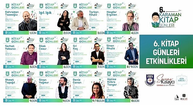 Karaman’da Kitap Günleri Başlıyor