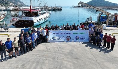 Balıkçı Barınağı’nda deniz dip temizliği